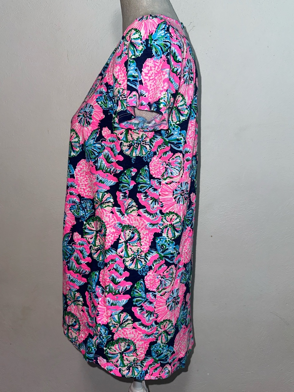 Lilly Pulitzer Cotton Etta Scoop Neck Tee - Picture 3 of 8